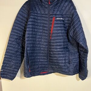 Eddie Bauer Navy Puffer Jacket